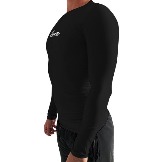 Camiseta Térmica Manga Longa Preta Oficial 4LINHAS