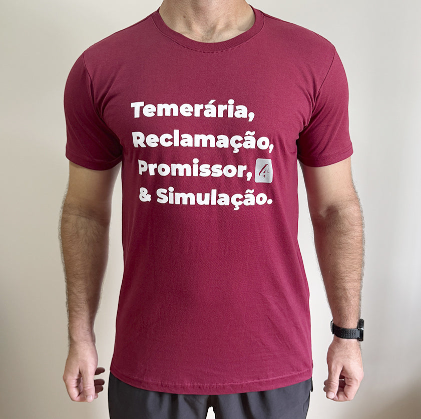 Camiseta Advertência 4LINHAS