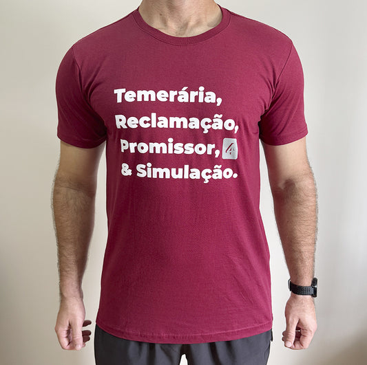Camiseta Advertência 4LINHAS