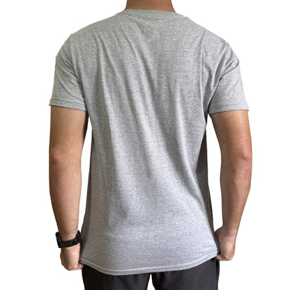 Camiseta Básica Cinza Algodão Peruano 4Linhas