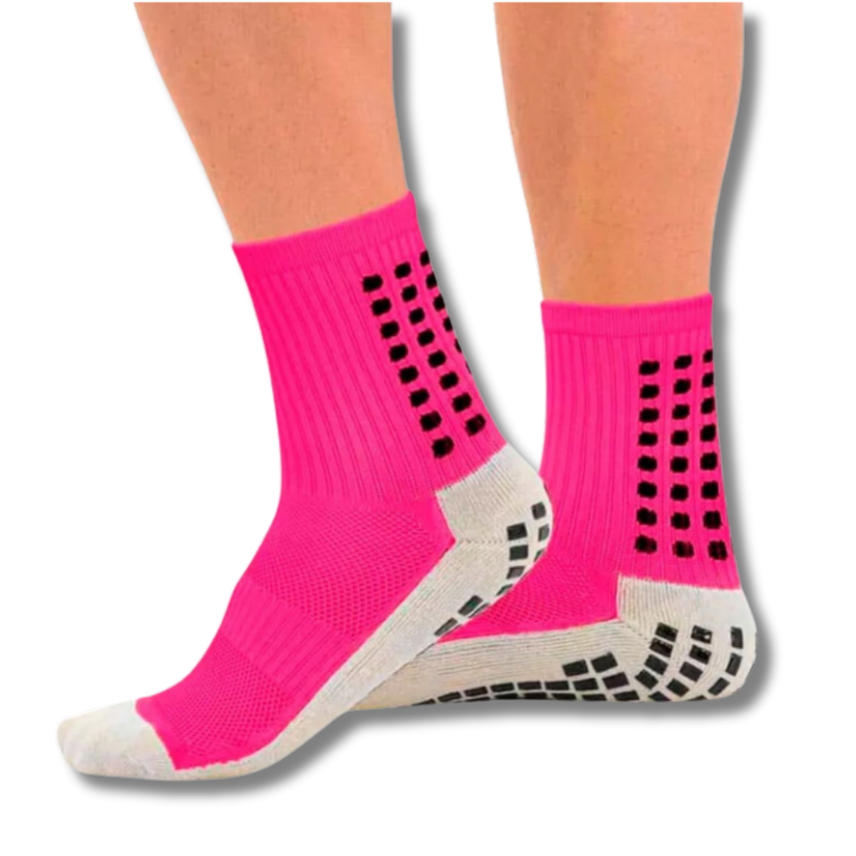 Meia Grip Rosa
